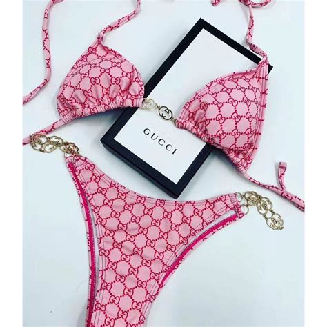 gucci women's swimsuit|gucci bikini set.